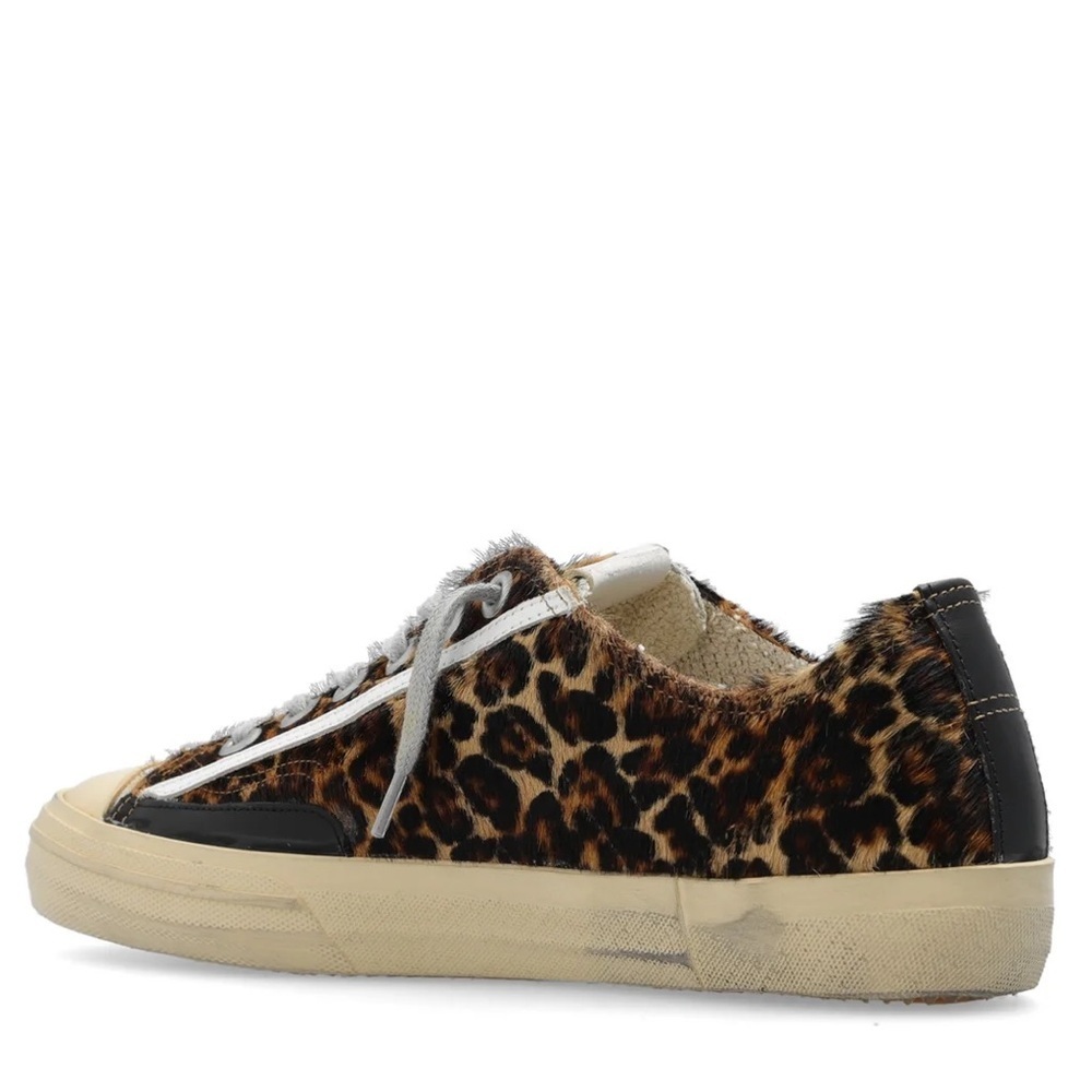 Golden Goose Women's V-STAR-2 Leopard Pony Hair 36 37 BNIB - Picture 4 of 15